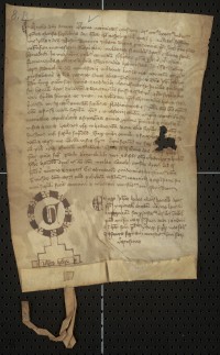 Der notarius publicus und Kleriker der Diözese Havelberg, Johannes Elias (Helye) bestätigt...(1382)