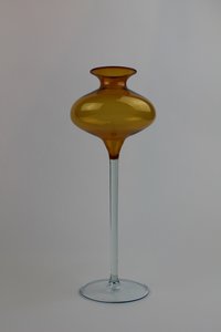 Bernsteinfarbene Vase