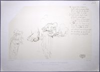 Facsimile eines Sonetts von Rafael in der Sammlung des Britischen Museums
