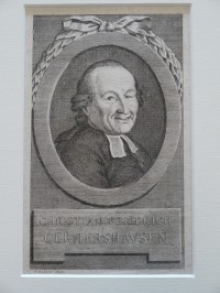 Porträt von Christian Friedrich Germershausen (1725-1810)