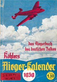 Köhlers Flieger-Kalender 1939