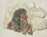 Wandmalereifragement aus dem Grab von Pharao Sethi I.