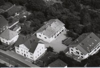 Luftbild Häuserzeile an der „Allee“ (Rodenberg) 1975