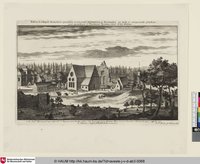 Suecia Antiqua et Hodierna; [Landschaft mit Ruine einer Kirche]