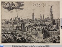 Augsburg (Ansicht von Nordosten), Blatt 2