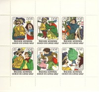 Sechse kommen durch die ganze Welt (Briefmarkenblock)