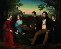 Gemälde Familie Weber, Georg Philipp Schmitt