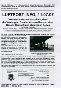 Luftpost-Info 11.07.2007
