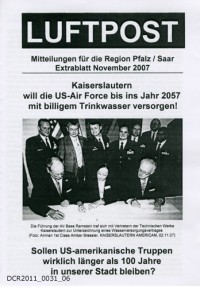 Luftpost, Mitteilungen für die Region Pfalz / Saar Extrablatt November 2007