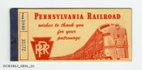 Fahrkartenheft der Pennsylvania Railroad