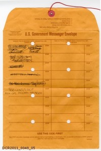 Briefumschlag, US Government Messenger Envelope
