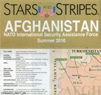 Landkarte, Afghanistan Summer 2010