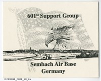 Einladungskarte, Change of Command 601st Support Group