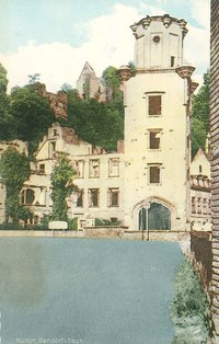 Schlossruine Sayn, nach 1945