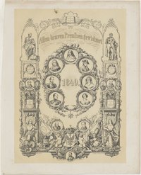 Allen braven Peussen gewidmet/ 1849