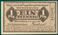 Lagergeld Merseburg "Ein Pfennig", No. 447800