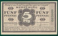 Lagergeld Merseburg "Fünf Pfennig", No. 603000
