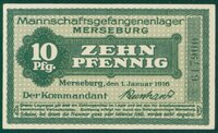Lagergeld Merseburg "zehn Pfennig", No. 617900