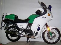 Motorrad MZ 500 RFCX Escorte Polizei