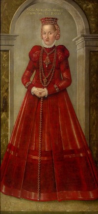 Bildnis der Fürstin Agnes von Anhalt, geb. v. Barby