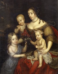 Henriette Catharina von Anhalt-Dessau mit Kindern