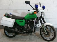 Motorrad MZ 500 R als Funkausführung Polizei