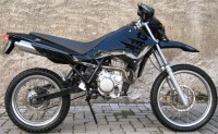 Motorrad MZ SX 125 in schwarz von 2002
