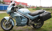 Motorrad MZ 660 Skorpion Tour in graublau