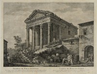 Temple of Pola in Istria