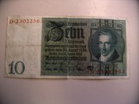Reichsbanknote 10 Mark