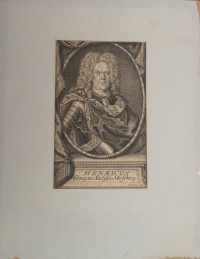 Porträt des Herzog Heinrich von Sachsen-Merseburg