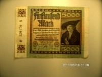 Reichsbanknote 5000 Mark