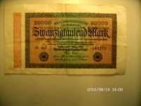 Reichsbanknote 20000 Mark