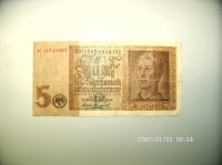 Reichsbanknote 5 Reichsmark
