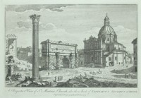 Septimius Severus-Bogen und St. Martinskirche am Forum Romanum