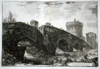 Ponte Lucano mit Grabmal der Plautier bei Tivoli