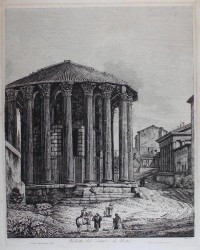 Veduta del Tempio di Vesta