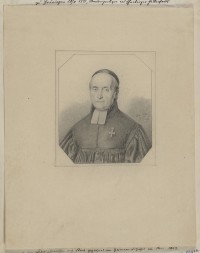 Porträt des Chr. Fr. Bernhard Augustin (Widmungsblatt)