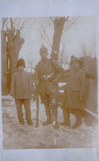 Fotopostkarte von Georg Wunderlich an Arthur Wunderlich, 1. Januar 1918