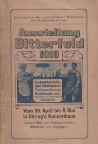 Katalog der gastwirtsgewerblichen Fach- & Kochkunstausstellung Bitterfeld