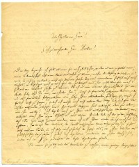 Brief von Robert Franz an Carl Ferdinand Becker