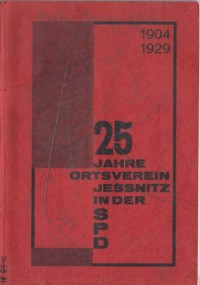 Festschrift 25 Jahre Ortsverein Jeßnitz in der SPD