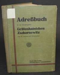 Adressbuch Gräfenhainichen und Zschornewitz, 1931