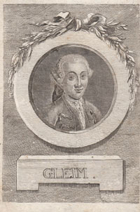 Porträtstich Johann Wilhelm Ludwig Gleim