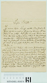 Brief von Robert Franz an Julius Schäffer vom 01.02.1871