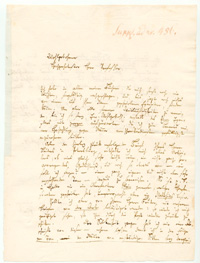 Brief von Daniel Gottlob Türk an Friedrich Gottlieb von Busse