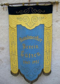 Standarte des Lützener Handwerkervereins