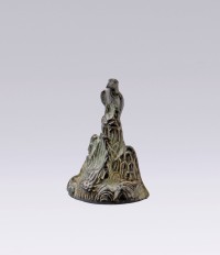 Kleine Bronzestatuette des heiligen Berges Argaios