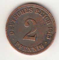2 Pfennig von 1913